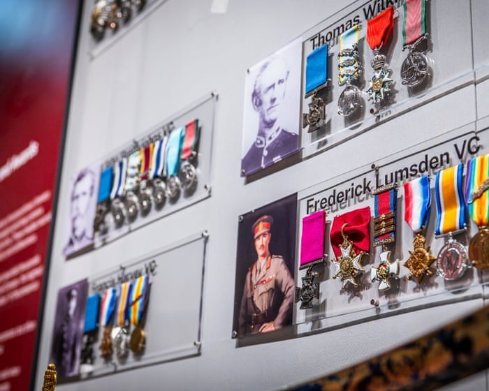 ‘Fantastically special’: all 10 Victoria Crosses awarded to Royal Marines go on show for first time