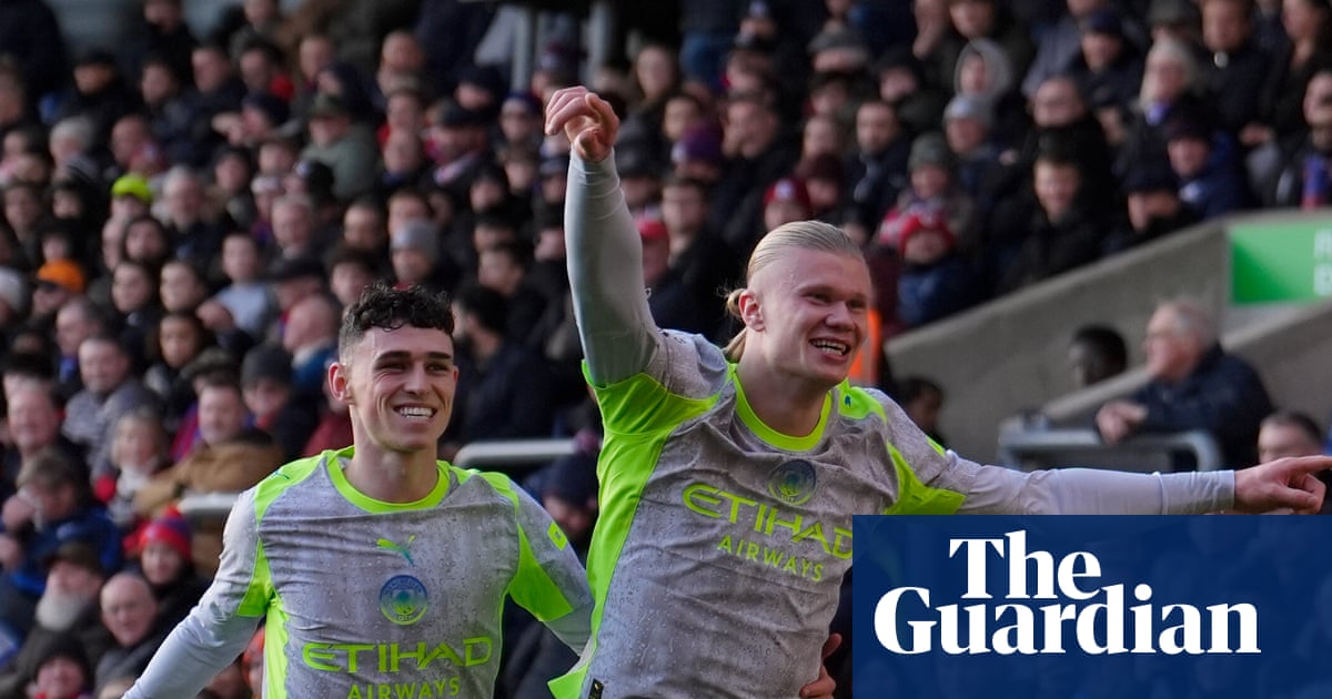 Erling Haaland and Phil Foden fire Manchester City to win at Crystal Palace