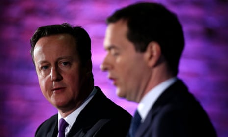 David Cameron (left) and George Osborne in 2016