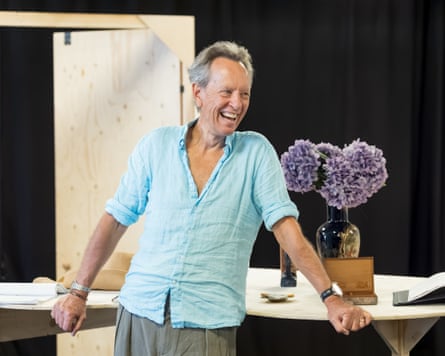Grant in rehearsals for Hay Fever.