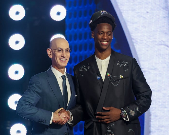 AJ Dybantsa chosen by Washington Wizards with No 1 pick in NBA draft