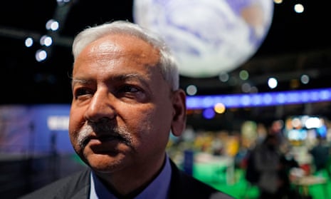 Saleemul Huq, a pioneering climate scientist from Bangladesh, during the Cop26 UN Climate Summit in Glasgow.