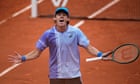 French Open: Alex de Minaur beats Daniil Medvedev to march into quarter-finals