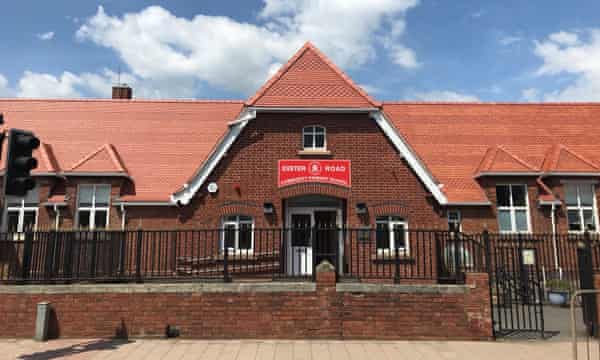 Rebuilt primary school Exeter Road in Exmouth. Work began after water began to flow down the electrical boxes.