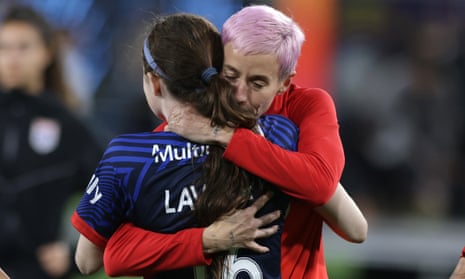 Rapinoe bids farewell as record NWSL crowd, sports greats pay tribute