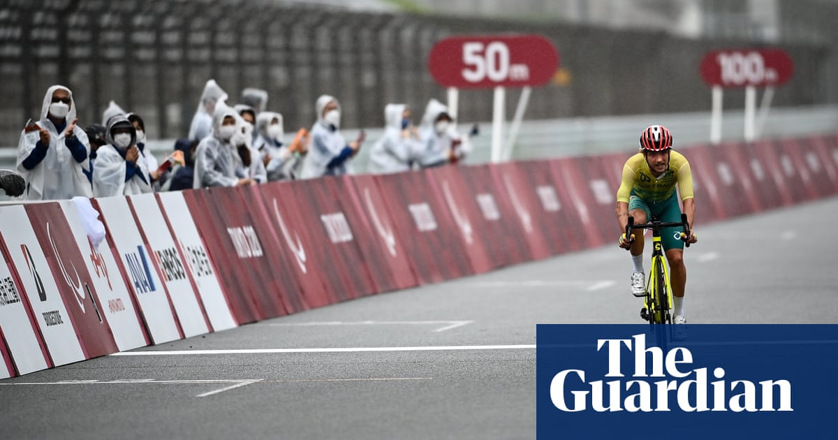 ‘I spent the last lap fighting back tears’: the ‘Flying Mullet’ lets it all out after Paralympic cycling race