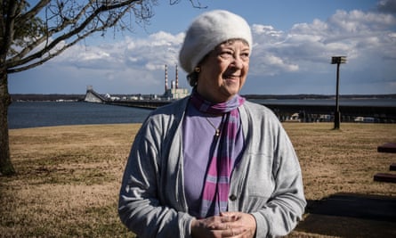 “We all have a love-hate relationship with the bridge because of the back-ups,” said Maria Estevez, 73, a secretary, of the Harry W Nice Memorial Bridge.