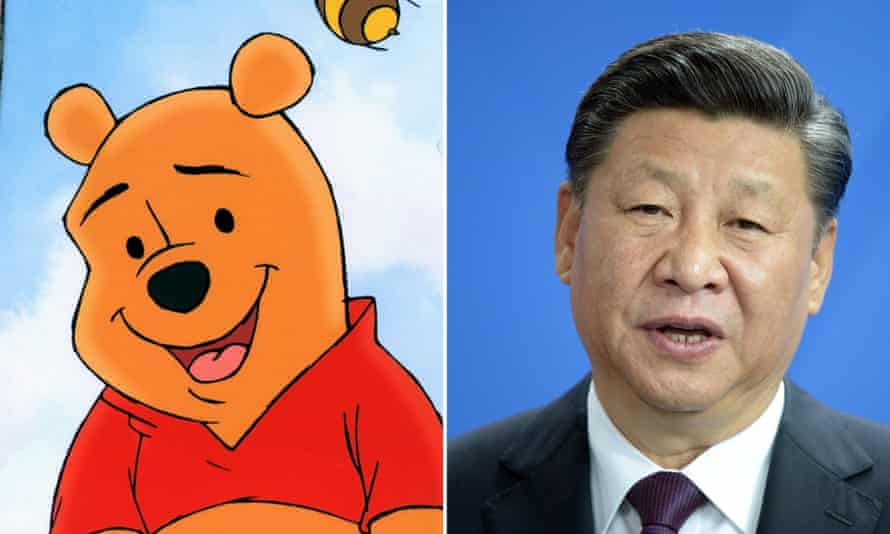 winnie the pooh and Xi Jinping