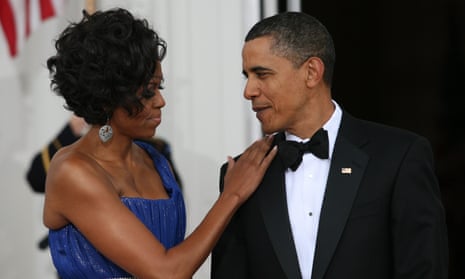 Michelle Obama says she 'couldn't stand' husband Barack for 10 years | Michelle Obama | The Guardian
