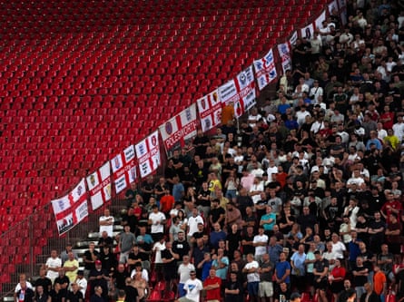 England’s support in Serbia