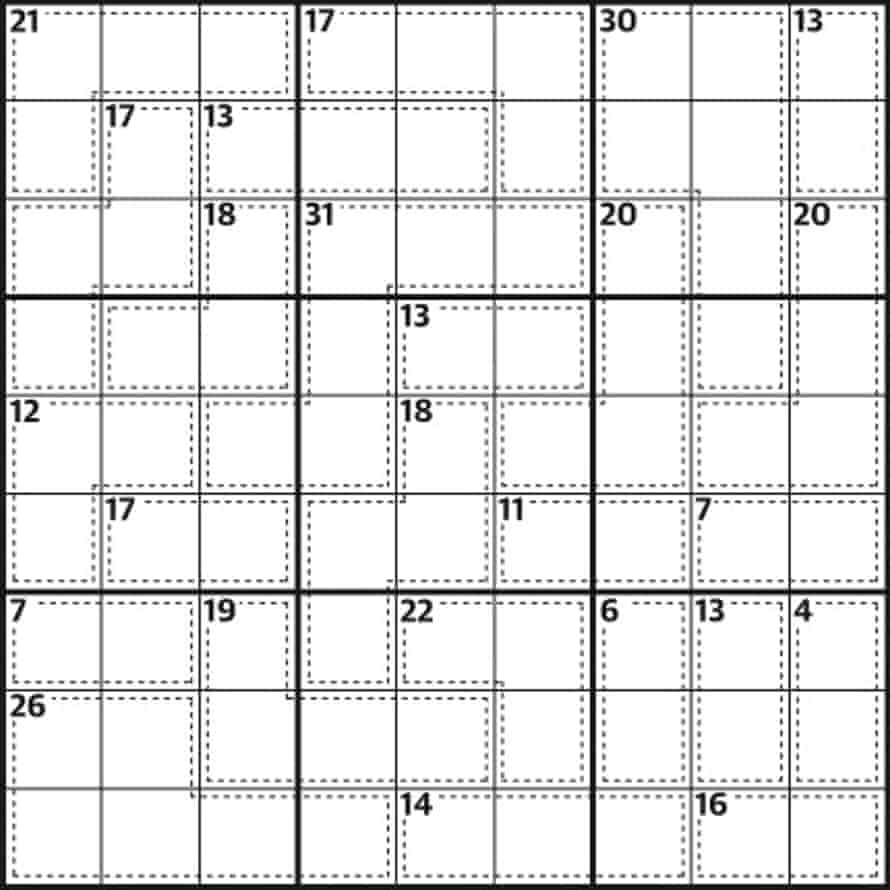 Killer Sudoku 774 Life And Style The Guardian Killer Sudoku 774 Life And Style The Guardian