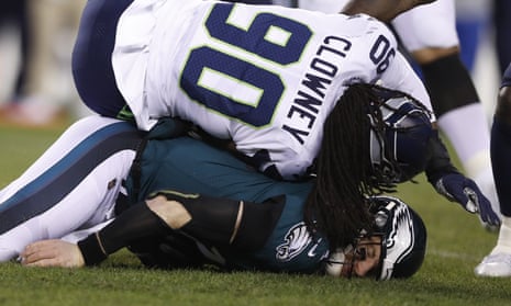 Eagles say 'dirty' hit knocked Carson Wentz out of playoff loss to Seahawks | NFL | The Guardian Eagles say 'dirty' hit knocked Carson Wentz out of playoff loss to Seahawks | NFL | The Guardian