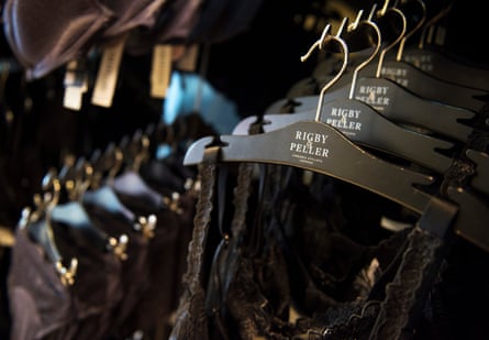 Rigby & Peller garments on hangers