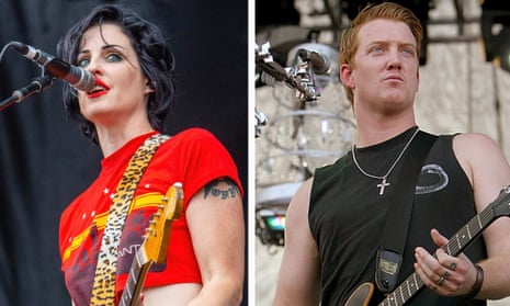 Brody Dalle and Josh Homme.