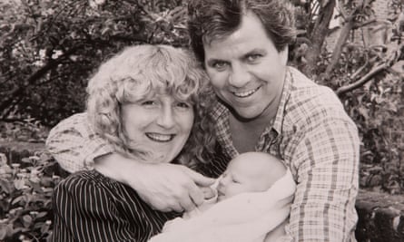 Stuart and Jennifer Collier with their son