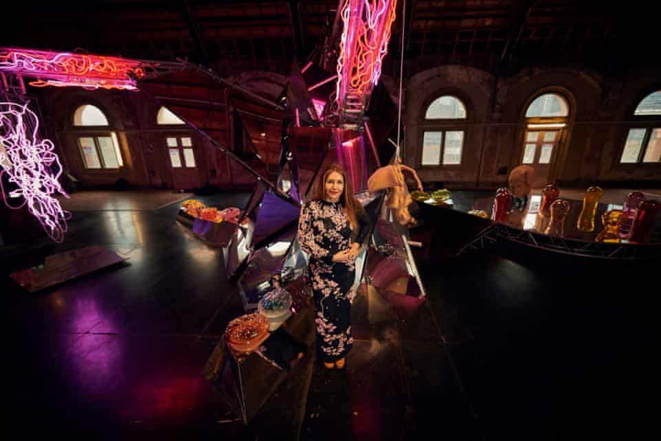 Patricia Piccinini’s A Miracle Constantly Repeated takes over the disused Flinders Street station ballroom. 
