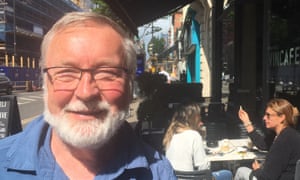 Anthony Kennedy, chair of the John Hewitt society, in Belfast.