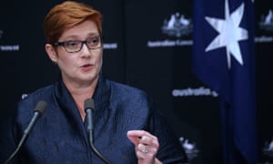 Australian Foreign Minister Marise Payne has accused China of spreading disinformation and contributing to a climate of fear and division in the world.