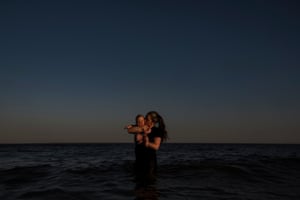 Emma Jacques and son Benjamin Ocean.