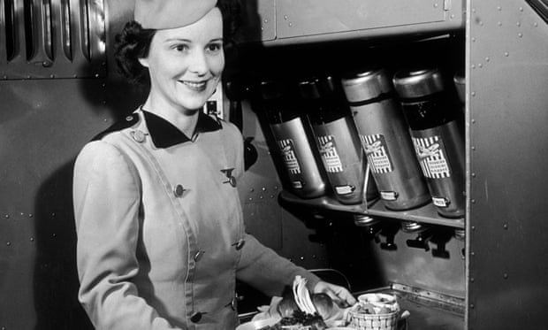 Air hostess: one of the occupations requiring an untold amount of patience.