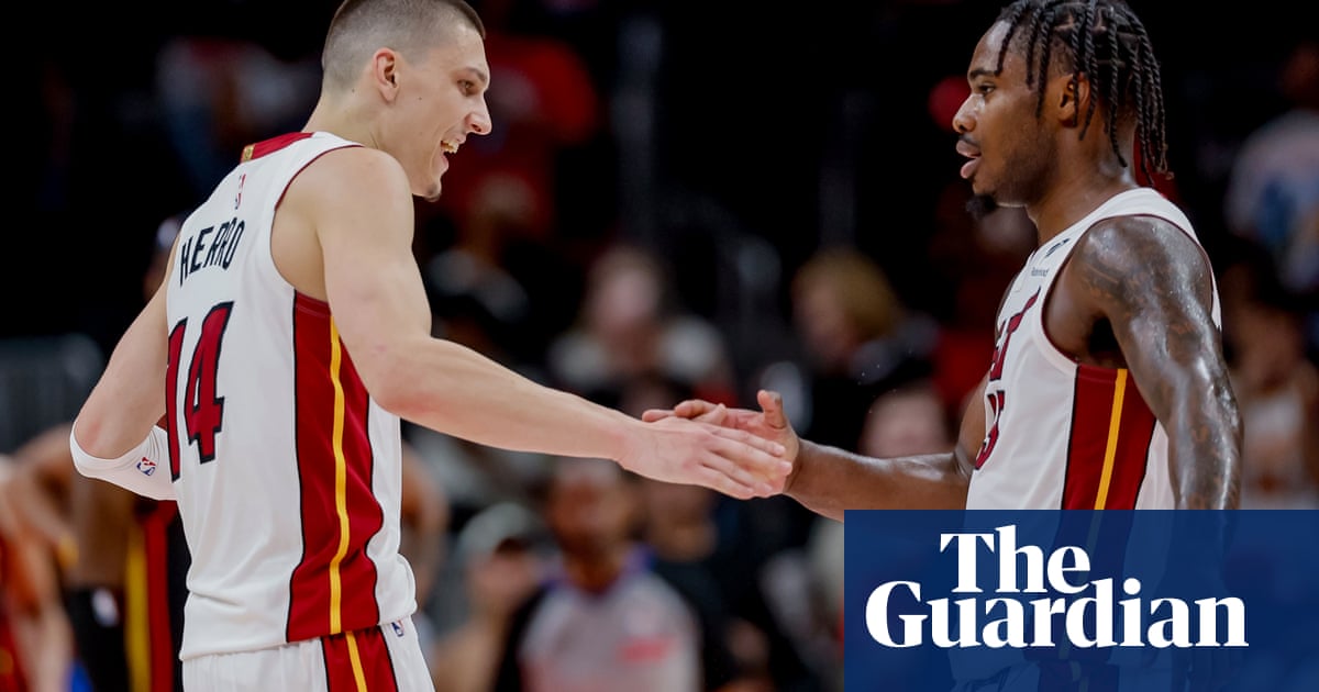NBA play-in tournament: Herro and Heat clip Hawks to nail down No 8 seed