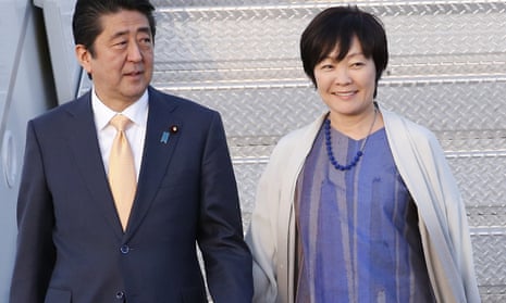 Japan’s prime minister Shinzo Abe and his wife Akie