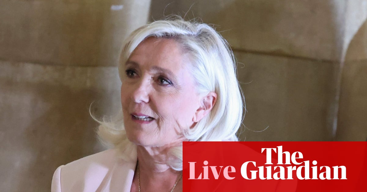 Le Pen to give TV interview as French presidential bid in doubt after court ruling - Europe live