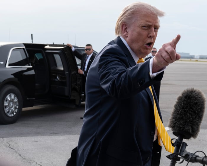 Donald Trump’s approval rating sinks to lowest point of second term