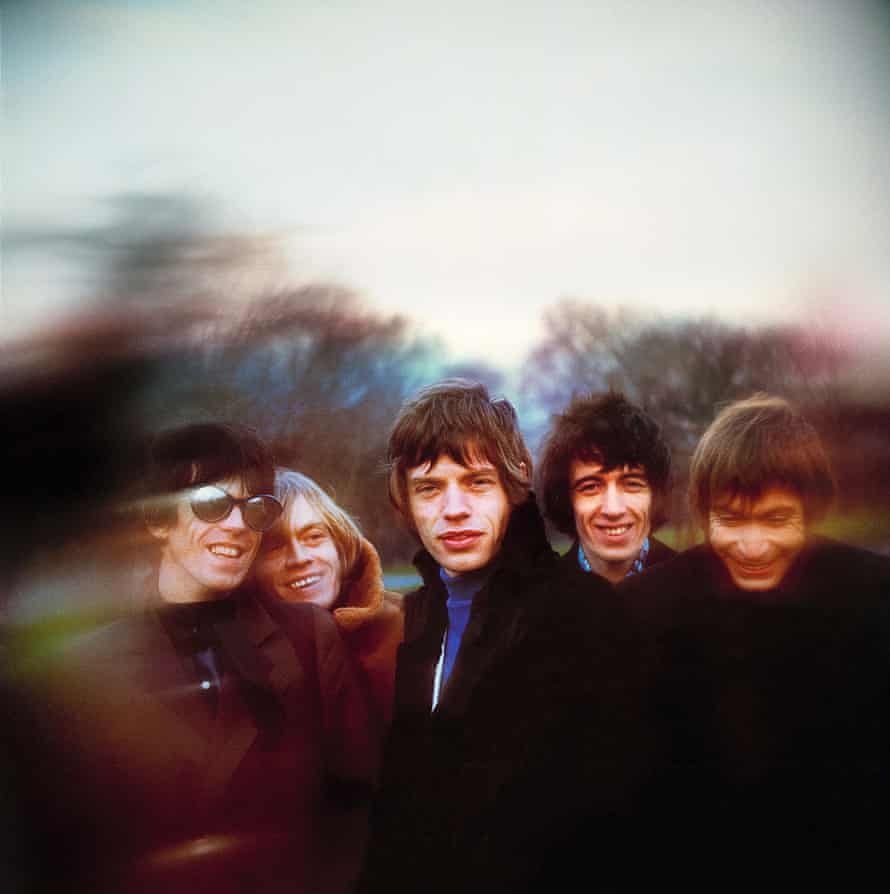 The Rolling Stones at Primrose Hill in London in 1966.