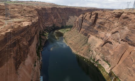Disappearing Lake Powell underlines drought crisis facing Colorado river | Drought | The Guardian