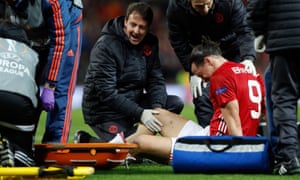 Image result for Ibrahimovic suffers 'significant knee ligament damage'