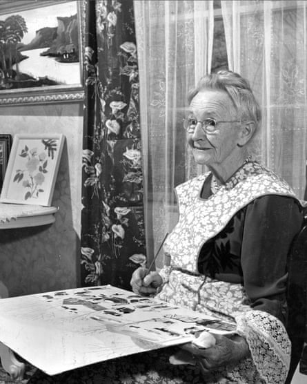 Did 25 paintings at the age of 100 … Grandma Moses.
