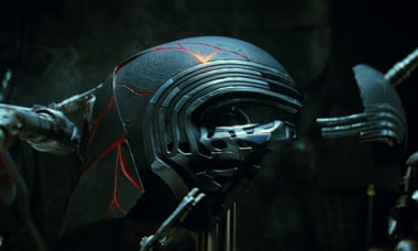 Kylo Ren’s cracked helmet.