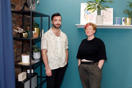 Mark Cairns and Becca Thomas of New Practice architect firm.