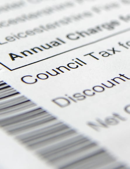 A council tax bill.