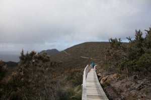 The walk towards the Blade.