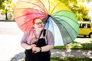Jordi Thurtell leads the Sincerely Queer group which led the push for Orange’s Rainbow festival.