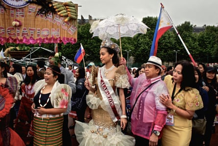 Election of Miss Filipino of Paris during the celebration of the independence day of the Philippines in Paris