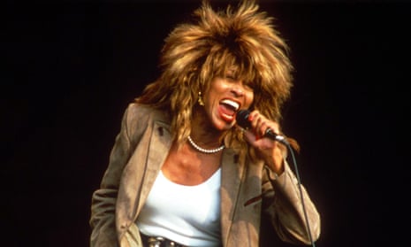 Tina Turner on stage in 1987