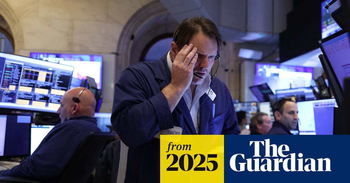 US stock markets see worst day since Covid pandemic after investors shaken by Trump tariffs