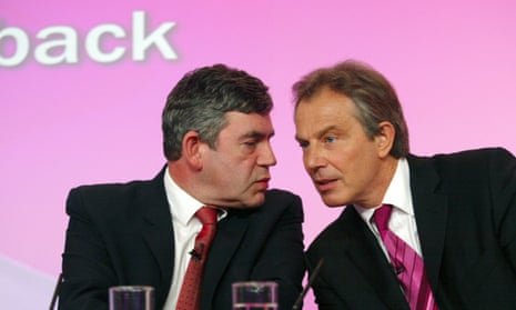 Gordon Brown and Tony Blair in 2005.