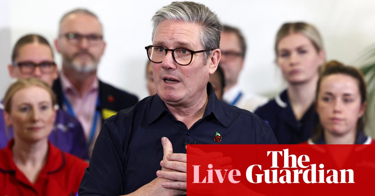 Starmer expected to defend his record on rape gangs in Q&A after health reform speech - UK politics live updates