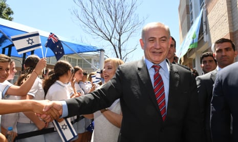 Benjamin Netanyahu on a visit to Sydney in 2017.