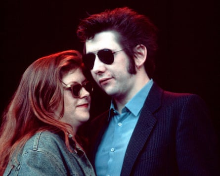 Shane MacGowan of the Pogues and Kirsty MacColl.