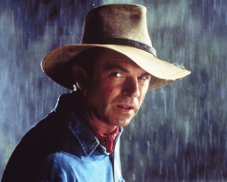 Sam Neill as Dr Alan Grant in Jurassic Park.