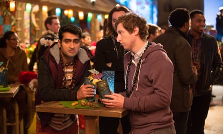 Kumail Nanjiani and Thomas Middleditch in Silicon Valley.