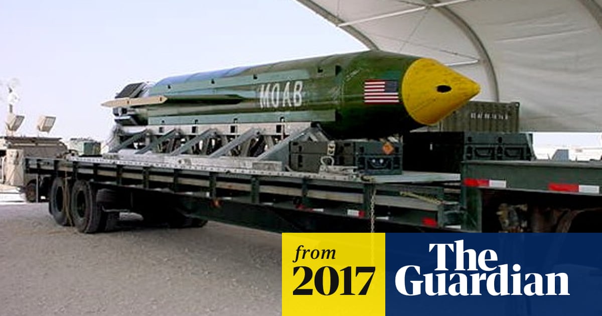 Moab attack on Isis was a baffling choice in cold-blooded terms of cost | US military | The Guardian