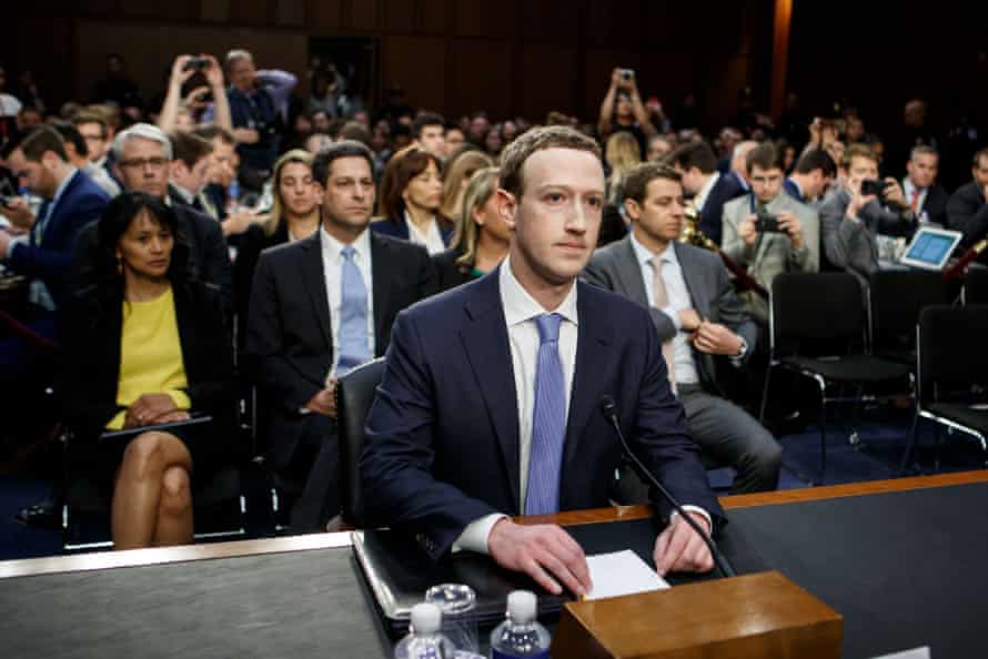 mark zuckerberg testifies before the senate commerce and judiciary committees in april 2018