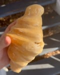 Temu’s croissant lamp, which had a real croissant inside, according to a TikToker.