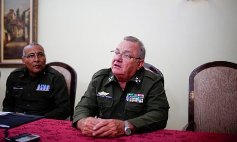 Col Ramiro Ramirez, of the Cuban interior ministry, is leading the investigation. The inquiry has yet to uncover evidence to support US allegations. 